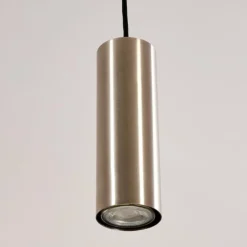 Suspension Zuoz Nickel mat, 1 lumière