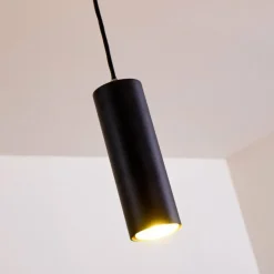 Suspension Zuoz Noir, 1 lumière