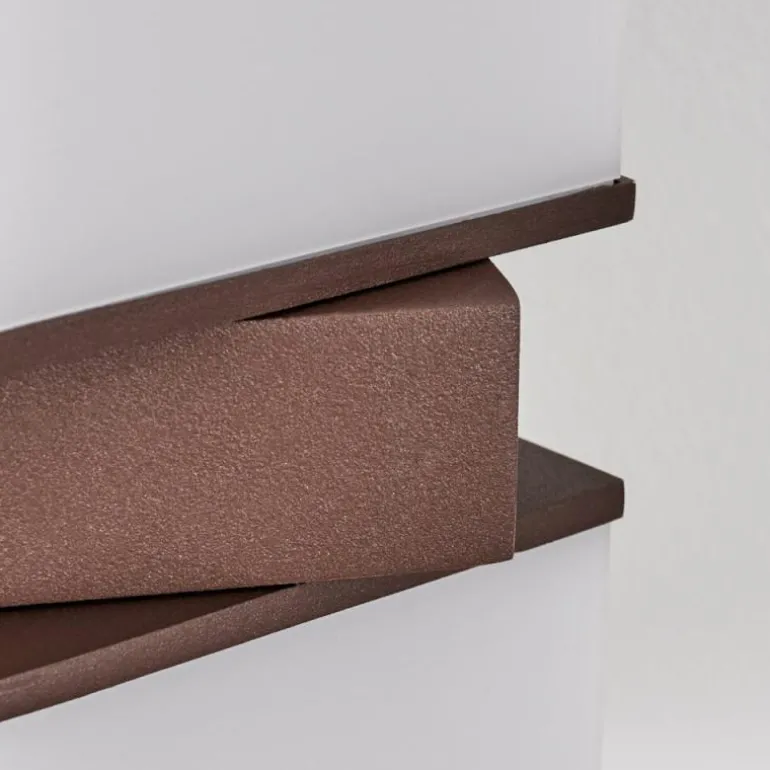 Swanek Lampe murale d´extérieur, Applique murale LED Rouille, 2 lumières