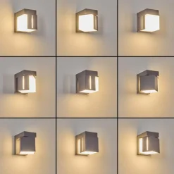 Swanek Lampe murale d´extérieur, Applique murale LED Anthracite, 1 lumière