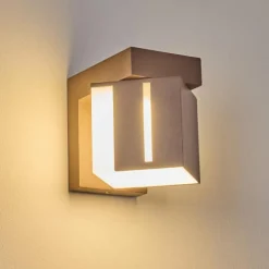 Swanek Lampe murale d´extérieur, Applique murale LED Rouille, 1 lumière