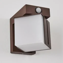 Swanek Lampe murale d´extérieur, Applique murale LED Rouille, 1 lumière, Détecteur de mouvement