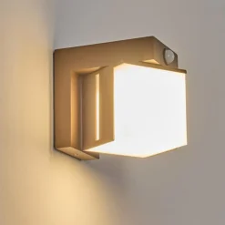 Swanek Lampe murale d´extérieur, Applique murale LED Rouille, 1 lumière, Détecteur de mouvement