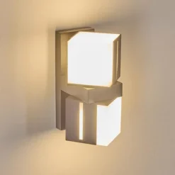 Swanek Lampe murale d´extérieur, Applique murale LED Anthracite, 2 lumières