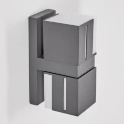 Swanek Lampe murale d´extérieur, Applique murale LED Anthracite, 2 lumières