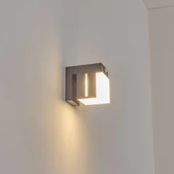 Swanek Lampe murale d´extérieur, Applique murale LED Anthracite, 1 lumière, Détecteur de mouvement