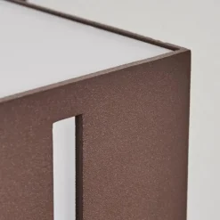 Swanek Lampe murale d´extérieur, Applique murale LED Rouille, 2 lumières, Détecteur de mouvement