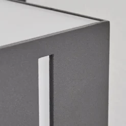 Swanek Lampe murale d´extérieur, Applique murale LED Anthracite, 2 lumières, Détecteur de mouvement