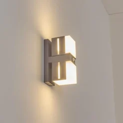 Swanek Lampe murale d´extérieur, Applique murale LED Anthracite, 2 lumières, Détecteur de mouvement