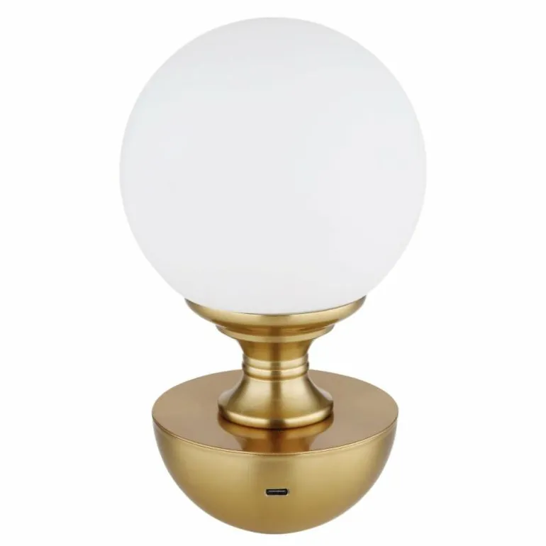 Tabina Lampe à poser Luminaires Globo Lighting LED Laiton, 1 lumière