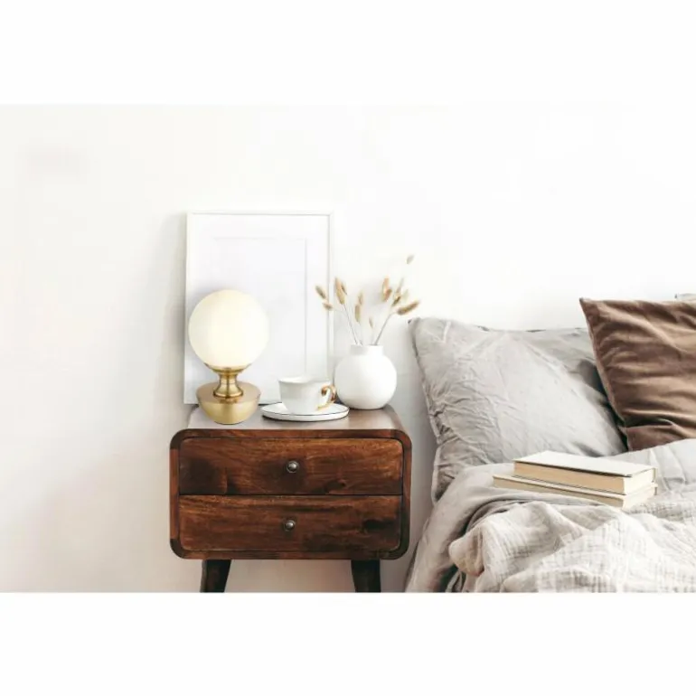 Tabina Lampe à poser Luminaires Globo Lighting LED Laiton, 1 lumière