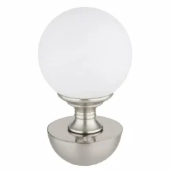 Tabina Lampe à poser Luminaires Globo Lighting LED Nickel mat, 1 lumière