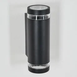 Tagish Lampe murale d´extérieur, Luminaire Up & Down Noir, 2 lumières