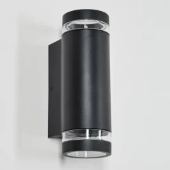 Tagish Lampe murale d´extérieur, Luminaire Up & Down Noir, 2 lumières