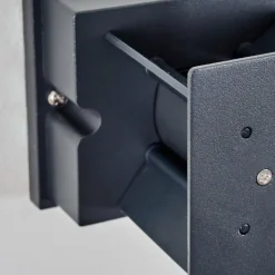 Tamarin Lampe murale d´extérieur, Luminaire Up & Down, Applique murale LED Gris, Argenté, 1 lumière