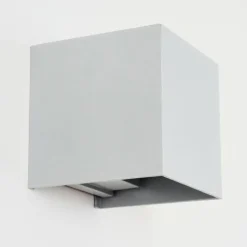 Tamarin Lampe murale d´extérieur, Luminaire Up & Down, Applique murale LED Gris, Argenté, 1 lumière