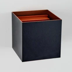 Tamarin Lampe murale d´extérieur, Luminaire Up & Down, Applique murale LED Cuivre, Noir, 1 lumière