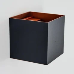 Tamarin Lampe murale d´extérieur, Luminaire Up & Down, Applique murale LED Cuivre, Noir, 1 lumière