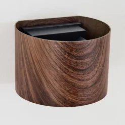 Tamarin Lampe murale d´extérieur, Luminaire Up & Down, Applique murale LED Couleur bois, Noir, 1 lumière