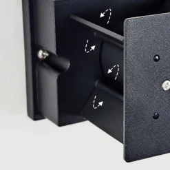 Tamarin Lampe murale d´extérieur, Luminaire Up & Down, Applique murale LED Couleur bois, Noir, 1 lumière