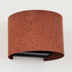 Tamarin Lampe murale d´extérieur, Luminaire Up & Down, Applique murale LED Rouille, Noir, 1 lumière