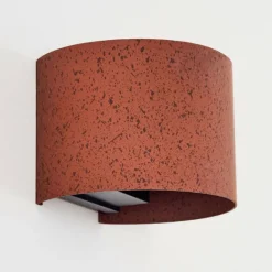 Tamarin Lampe murale d´extérieur, Luminaire Up & Down, Applique murale LED Rouille, Noir, 1 lumière