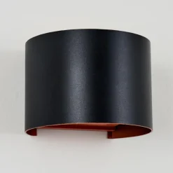 Tamarin Lampe murale d´extérieur, Luminaire Up & Down, Applique murale LED Cuivre, Noir, 1 lumière