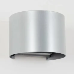 Tamarin Lampe murale d´extérieur, Luminaire Up & Down, Applique murale LED Argenté, 1 lumière