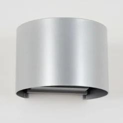 Tamarin Lampe murale d´extérieur, Luminaire Up & Down, Applique murale LED Argenté, 1 lumière