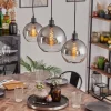 Tapitapa Suspension, Boule lumineuse Noir, 3 lumières