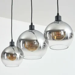 Tapitapa Suspension, Boule lumineuse Noir, 3 lumières