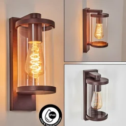 Telhada Luminaire extérieur, Lampe murale d´extérieur Rouille, 1 lumière