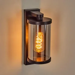 Telhada Luminaire extérieur, Lampe murale d´extérieur Noir, 1 lumière, Détecteur de mouvement