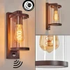 Telhada Luminaire extérieur, Lampe murale d´extérieur Rouille, 1 lumière, Détecteur de mouvement