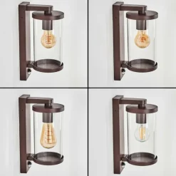 Telhada Luminaire extérieur, Lampe murale d´extérieur Rouille, 1 lumière, Détecteur de mouvement