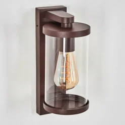 Telhada Luminaire extérieur, Lampe murale d´extérieur Rouille, 1 lumière, Détecteur de mouvement