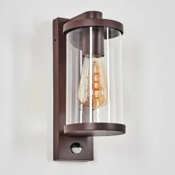 Telhada Luminaire extérieur, Lampe murale d´extérieur Rouille, 1 lumière, Détecteur de mouvement