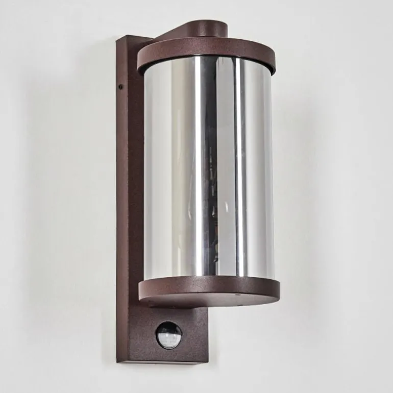 Telhada Luminaire extérieur, Lampe murale d´extérieur Rouille, 1 lumière, Détecteur de mouvement