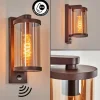 Telhada Luminaire extérieur, Lampe murale d´extérieur Rouille, 1 lumière, Détecteur de mouvement