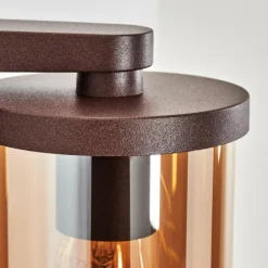 Telhada Luminaire extérieur, Lampe murale d´extérieur Rouille, 1 lumière, Détecteur de mouvement