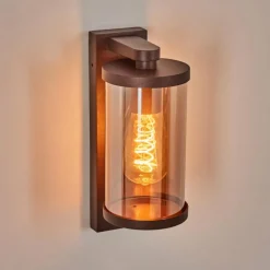 Telhada Luminaire extérieur, Lampe murale d´extérieur Rouille, 1 lumière, Détecteur de mouvement