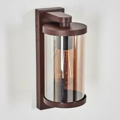 Telhada Luminaire extérieur, Lampe murale d´extérieur Rouille, 1 lumière, Détecteur de mouvement