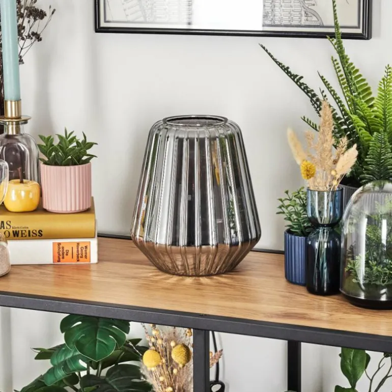 Telhais Lampe à poser, Liseuse Chrome, Fumée, Noir, 1 lumière