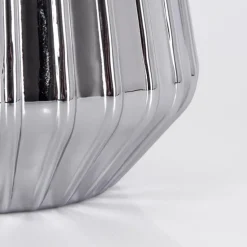 Telhais Lampe à poser, Liseuse Chrome, Fumée, Noir, 1 lumière