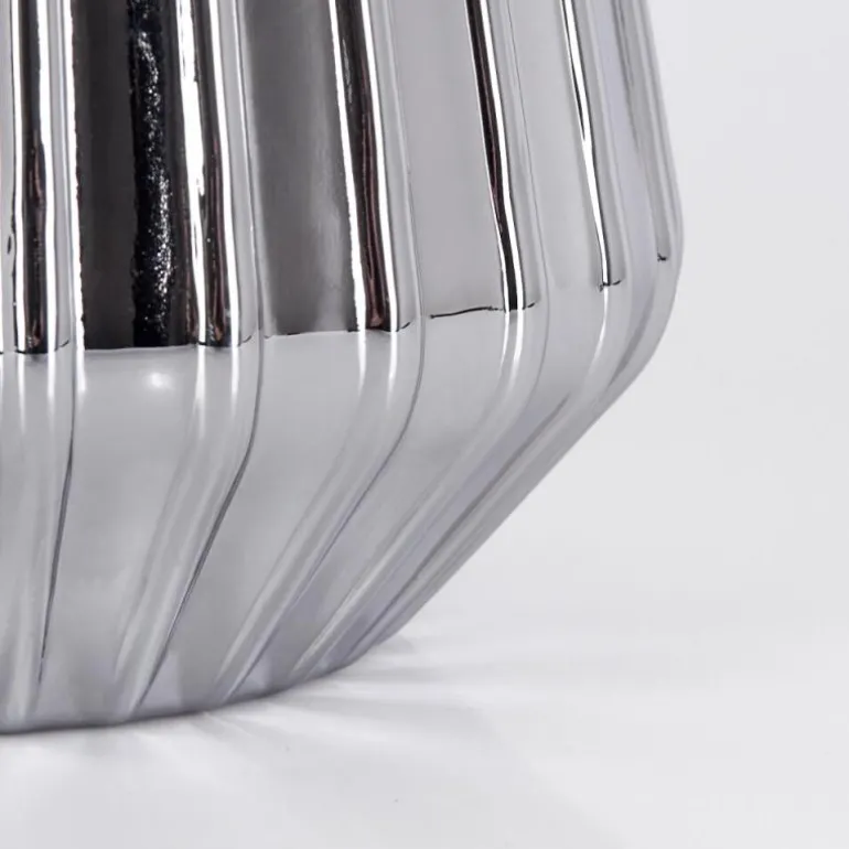 Telhais Lampe à poser, Liseuse Chrome, Fumée, Noir, 1 lumière