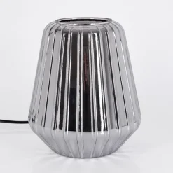 Telhais Lampe à poser, Liseuse Chrome, Fumée, Noir, 1 lumière