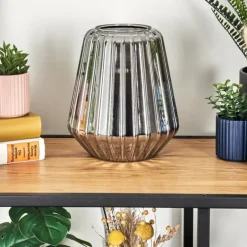 Telhais Lampe à poser, Liseuse Chrome, Fumée, Noir, 1 lumière