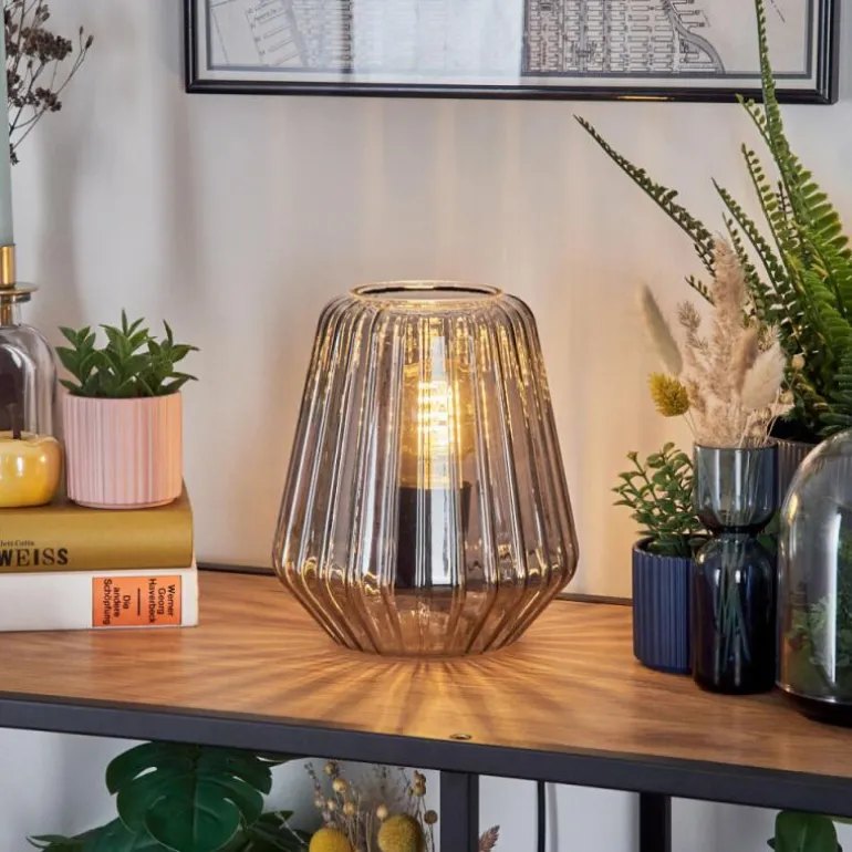 Telhais Lampe à poser, Liseuse Fumée, Noir, 1 lumière