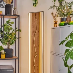 Terre Lampadaire LED Écru, Noir, Blanc, 1 lumière