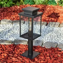 Tieva Borne lumineuse, Eclairage de chemin Noir, 1 lumière